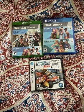 The Sims & MySims Video Game Bundle - Multiple Platforms - Colorful Covers